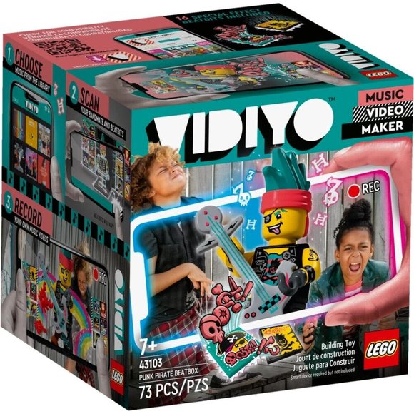 NEW LEGO VIDIYO Punk Pirate BeatBox Music Video Maker 43103 73 piece Set SEALED - Picture 1 of 8